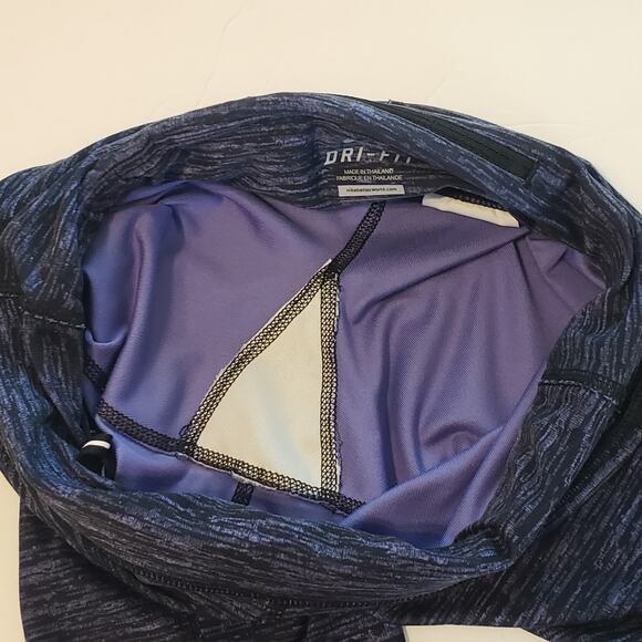 Nike Dri Fit Purple Athletic Capri Leggings Women's X-Small Active Walk Run - Picture 7 of 11